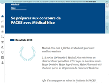 Tablet Screenshot of medicalnice.fr